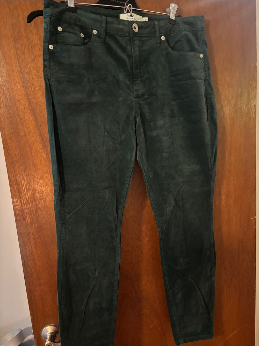 Vineyard Vines Dark Green Corduroy Pants
